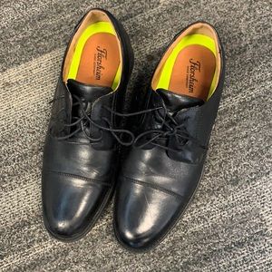 NWOT Florsheim Black Leather Shoes